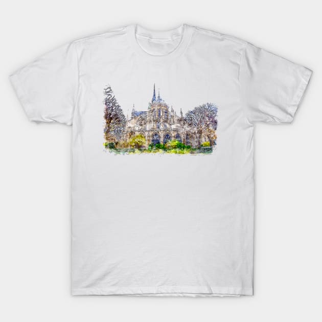 Notre-Dame de Paris T-Shirt by cinema4design